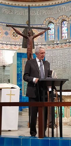 Discours de l'Ambassadeur François Gouyette lors de la cérémonie d'hommage à Mgr Henri Teissier à la basilique Notre-Dame d'Afrique - JPEG